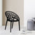 Nilkamal Crystal Polypropylene Armless Chair (Iron Black)