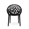 Nilkamal Crystal Polypropylene Premium Chair (Iron Black)