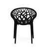 Nilkamal Crystal Polypropylene Premium Chair (Iron Black)