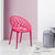 Nilkamal Crystal Polypropylene Armless Chair (Pink)