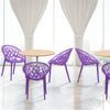 Nilkamal Crystal Polypropylene Premium Chair (Voilet)