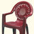Nilkamal CHR 2034 Mid Back Chair With Arm - Maroon