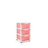Nilkamal CHTR23 Three Layers Chest of Drawer (Pink and Cream)