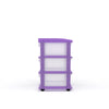 Nilkamal CHTR23 Three Layers Chest of Drawer (Voilet)