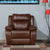 Nilkamal Commander 1 Seater PVC Recliner (Light Brown)