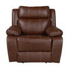 Nilkamal Commander 1 Seater PVC Recliner (Light Brown)