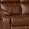 Nilkamal Commander 3 Seater PVC Recliner (Light Brown)