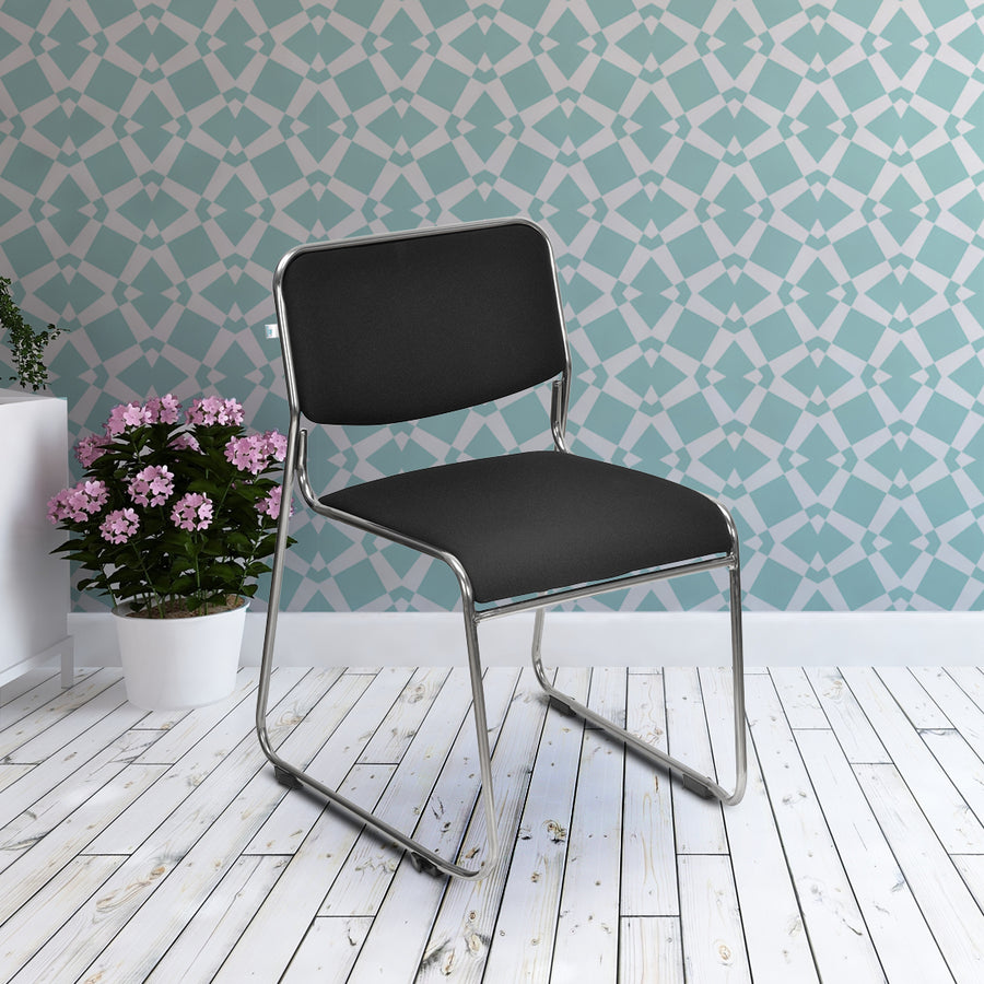 Nilkamal Contract 01 Fabric Chair (Black)