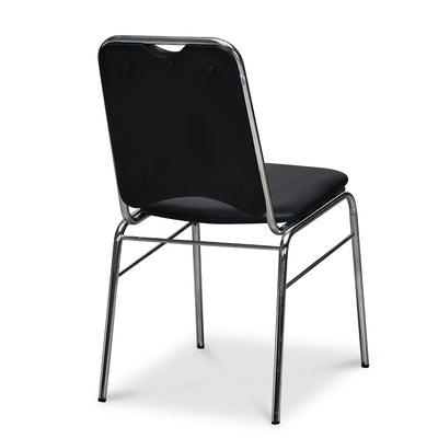 Nilkamal Contract 05 without Arm Visitor Chair (Black)