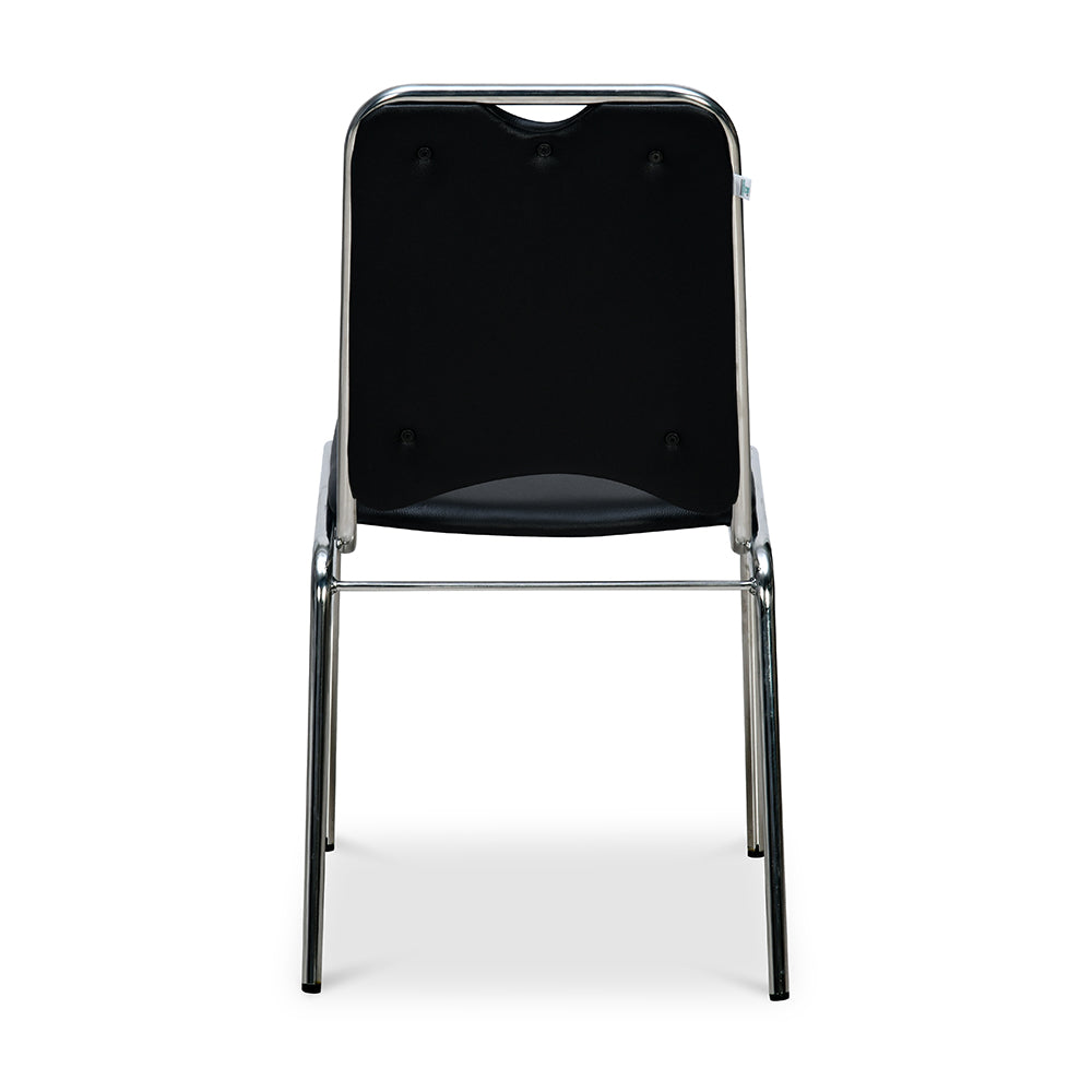 Nilkamal Contract 05 without Arm Visitor Chair (Black)