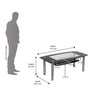 Nilkamal Cyrus Center Table (Black)