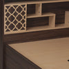 Nilkamal Czar 1 Queen Bed Box Storage (Beech / Walnut)