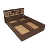 Nilkamal Czar 2 Queen Bed Box Storage (Beech / Walnut)