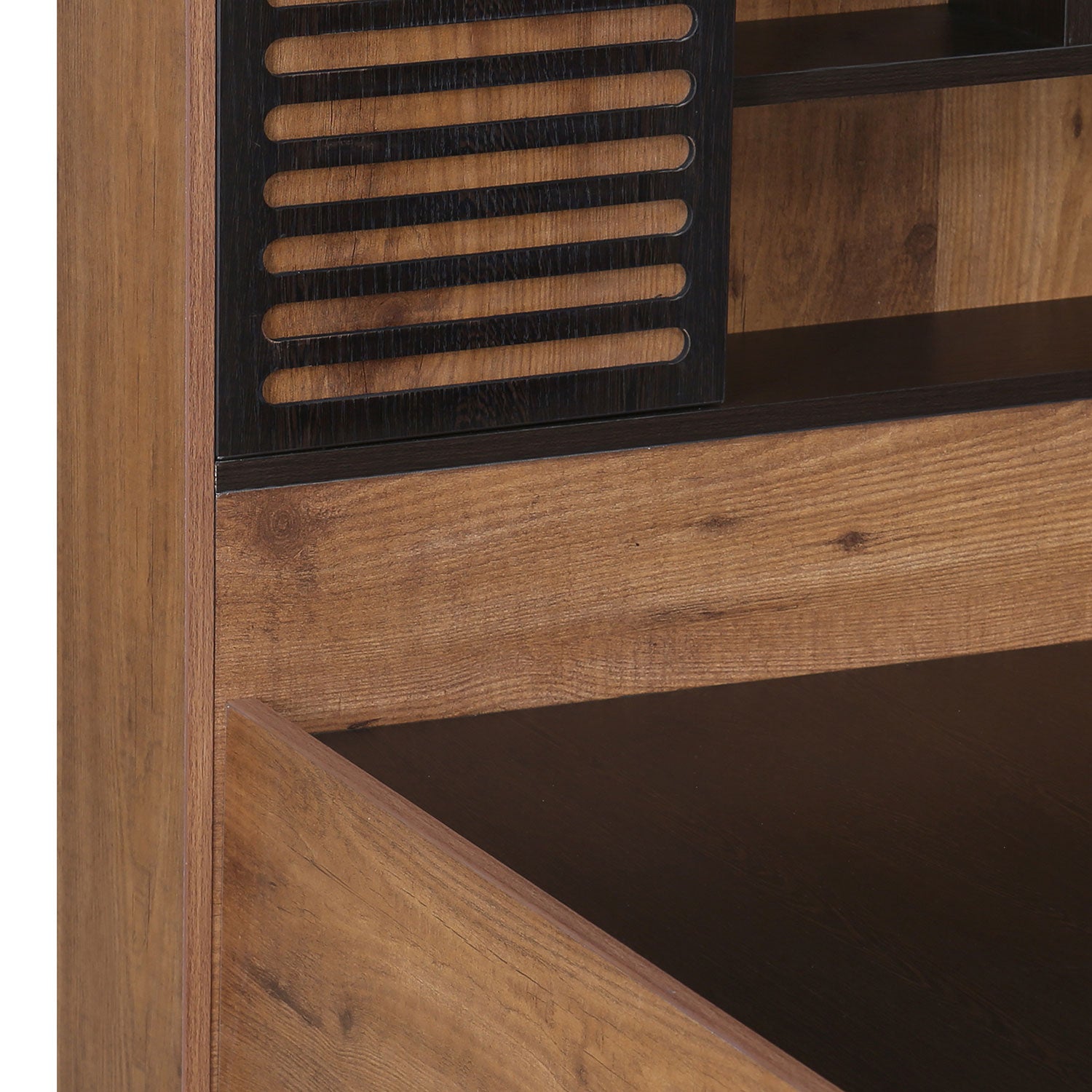 Nilkamal Czar 2 Queen Bed Box Storage (Wen / Knotwood)