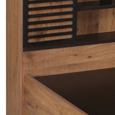 Nilkamal Czar 2 Queen Bed Box Storage (Wen / Knotwood)