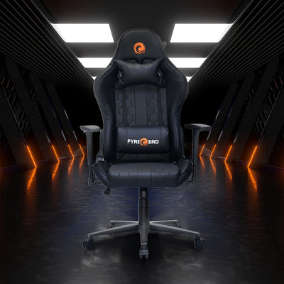 Nilkamal Fyrebird Canophy Gaming Chair (Black)