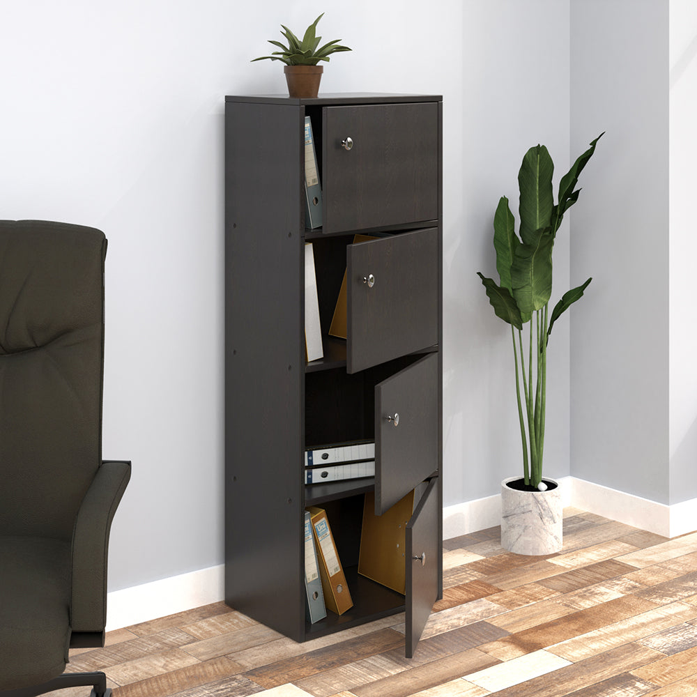 Nilkamal Cary Book Case (New Wenge)