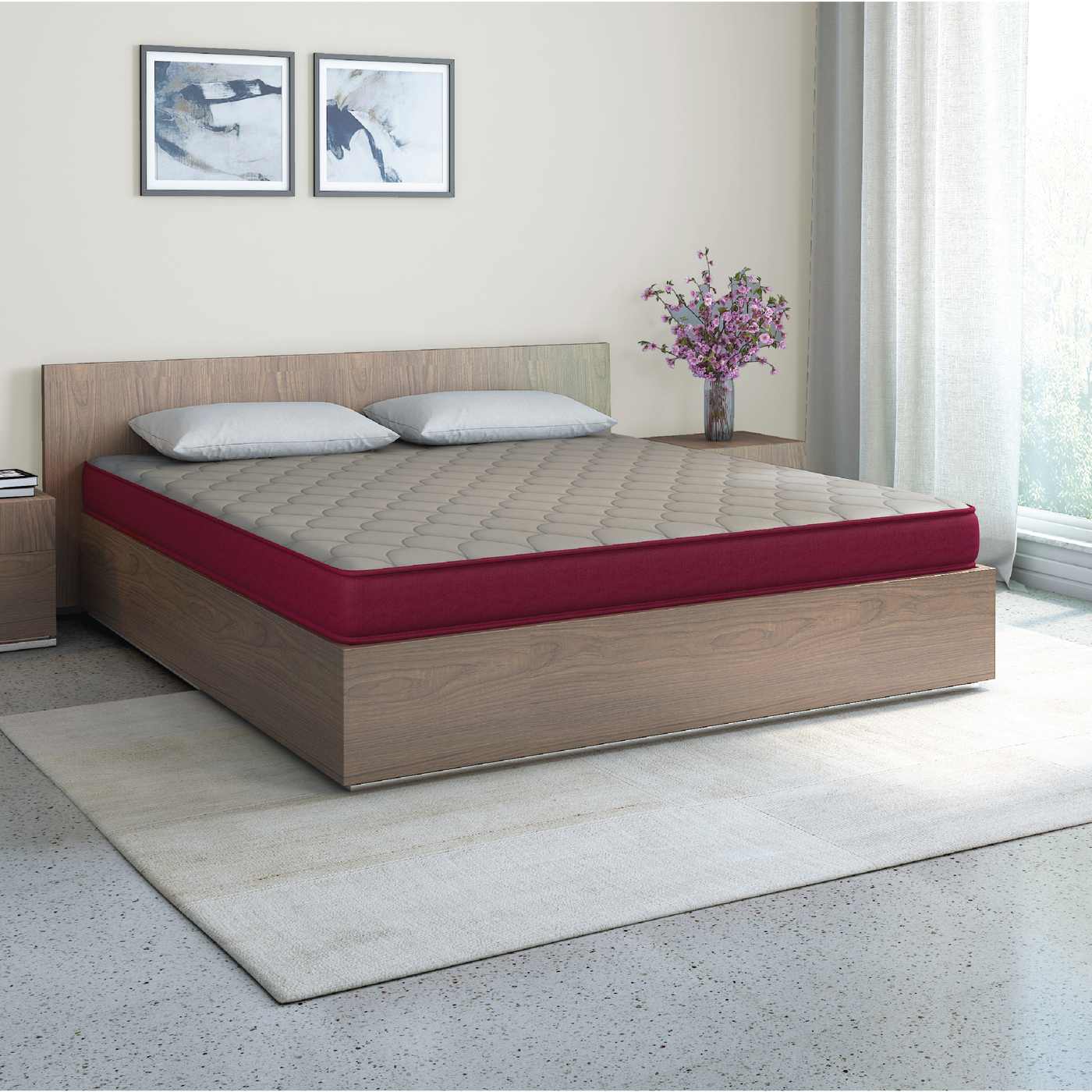 Nilkamal Comfa 4" Foam Medium Firm Mattress