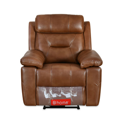 Nilkamal Delp 1 Seater Electric Recliner Sofa (Choco Brown)