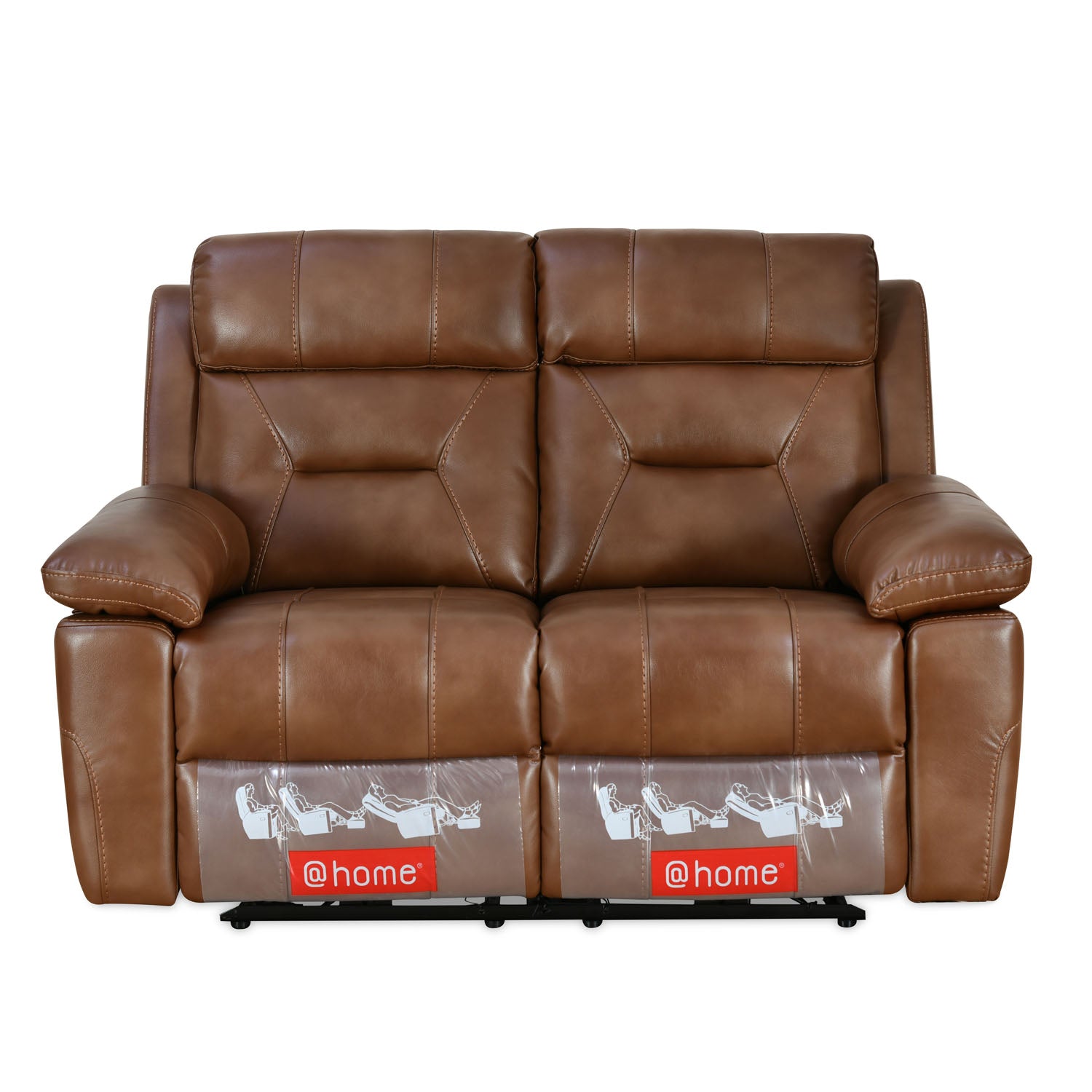 Nilkamal Delp 2-Seater Electric Recliner Sofa (Choco Brown)