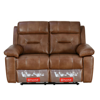 Nilkamal Delp 2-Seater Electric Recliner Sofa (Choco Brown)