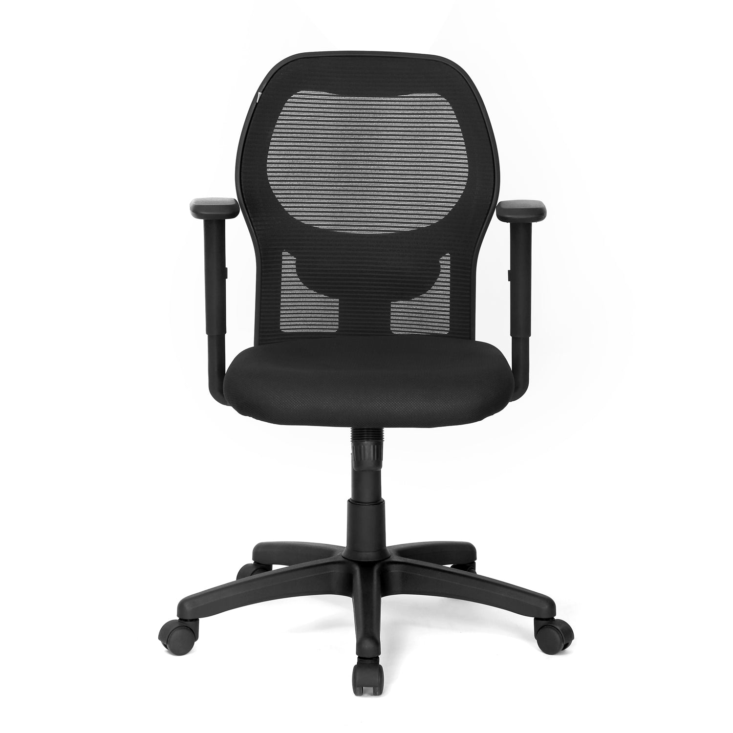 Nilkamal Diva Mid Back Mesh Chair (Black) Nilkamal Furniture