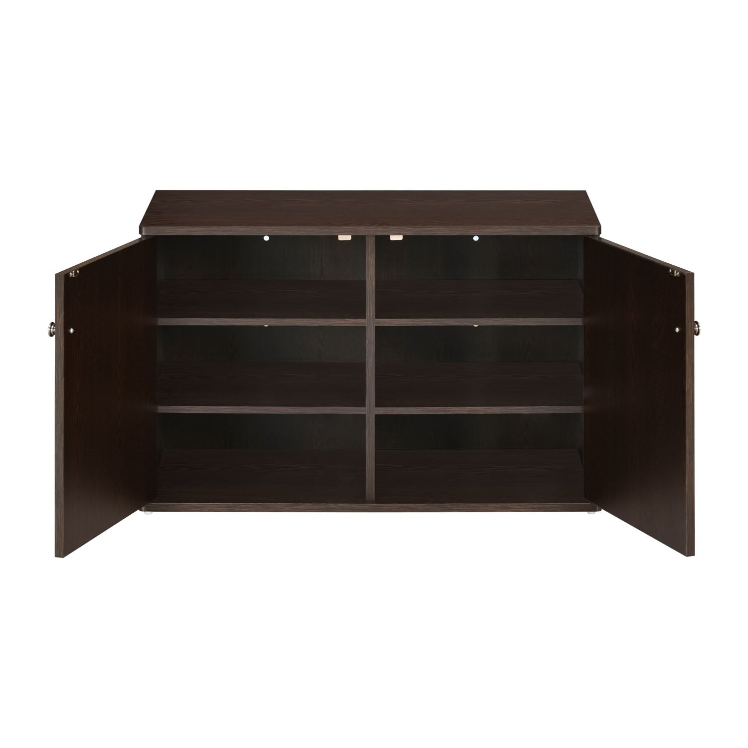 Nilkamal Churchill Shoe Cabinet (Classic Walnut)