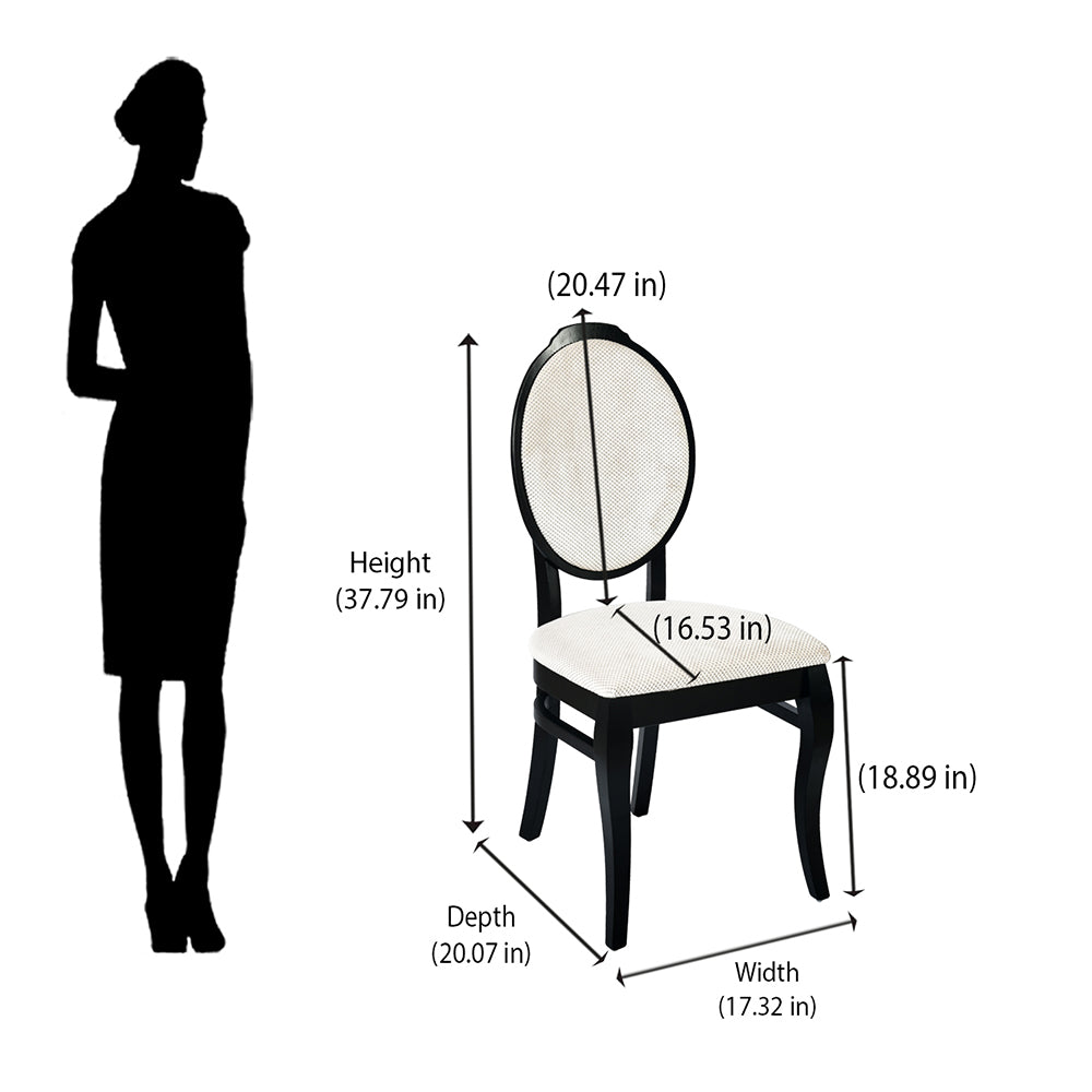 Nilkamal Hexa Dining Chair (Black)