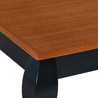 Nilkamal Hexa 6 Seater Dining Table (Black / Brown)