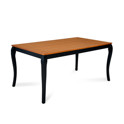 Nilkamal Hexa 6 Seater Dining Set (Black / Brown)