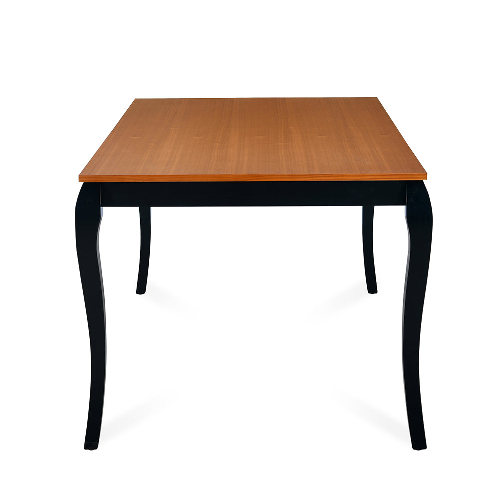 Nilkamal Hexa 6 Seater Dining Set (Black / Brown)