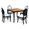Nilkamal Hexa 4 Seater Dining Set (Black / Brown)