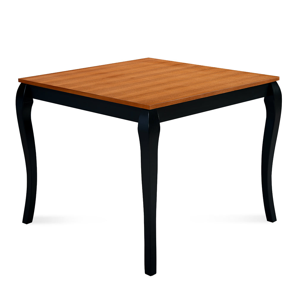 Nilkamal Hexa 4 Seater Dining Set (Black / Brown)