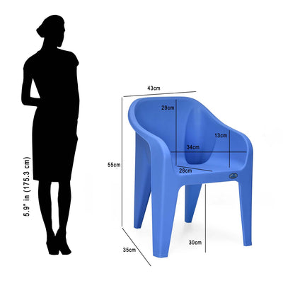 Nilkamal Eeezy Go Plastic Arm Chair