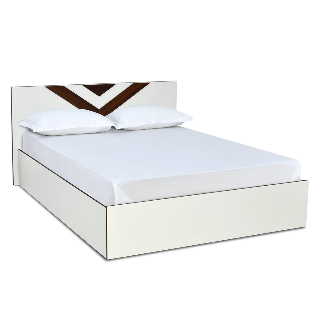 Nilkamal Orion Max Bed With Box Storage (White)