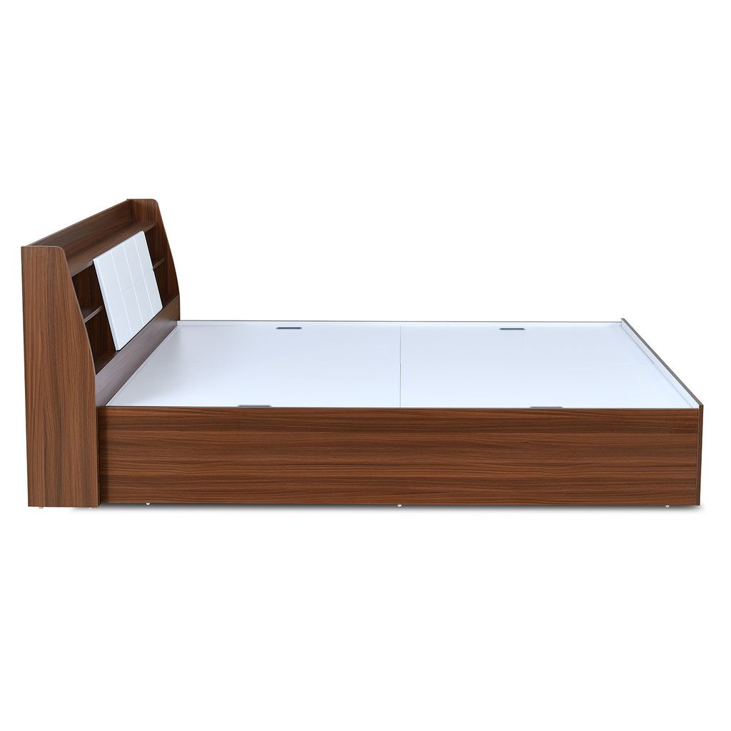Nilkamal Ornate Max Bed With Storage (Walnut)