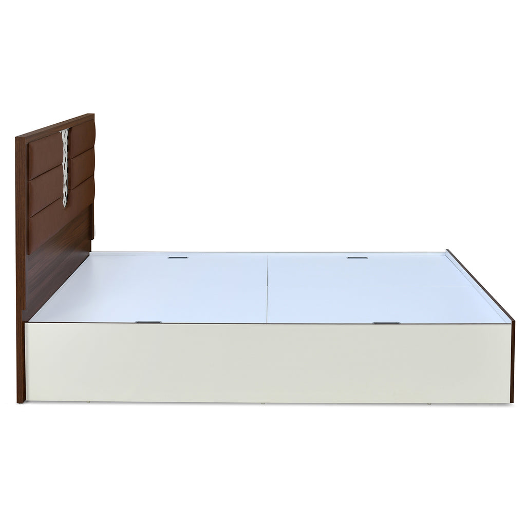 Nilkamal Noir Max Bed With Storage (White)