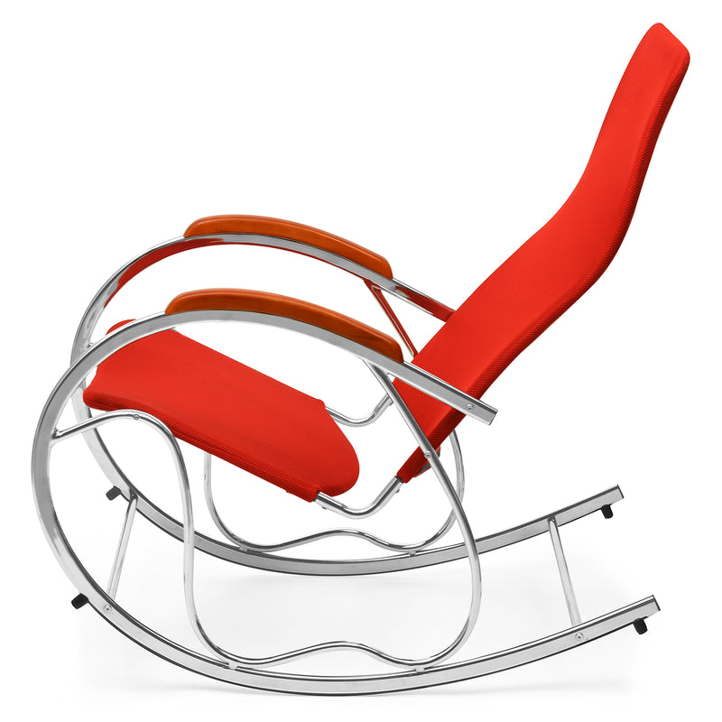 Nilkamal Dylan Rocking Chair Red Nilkamal Furniture