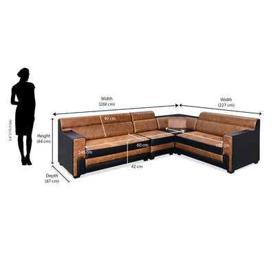 Nilkamal l cheap shaped sofa