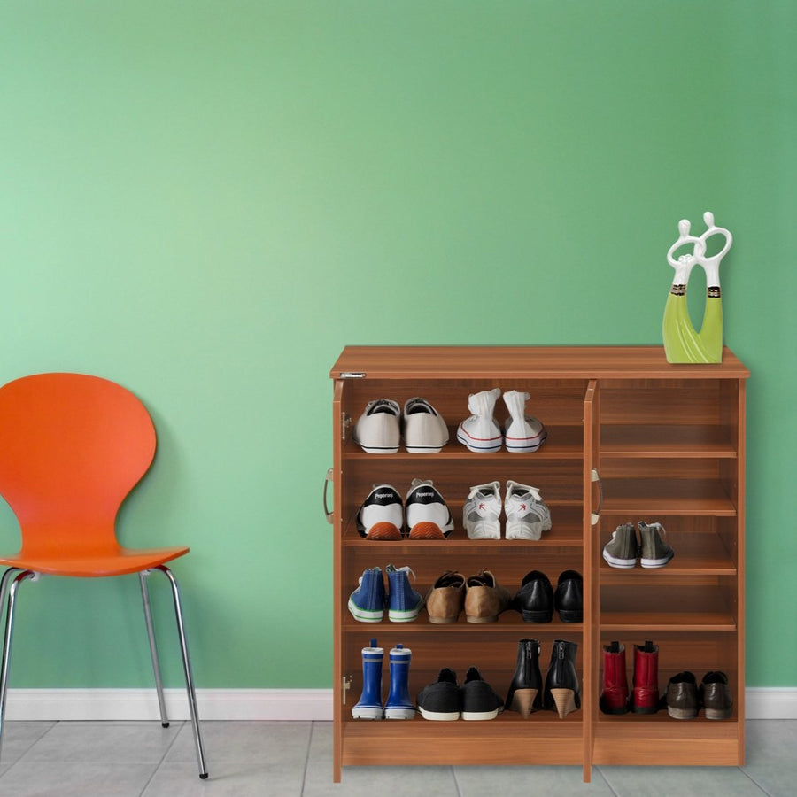 Nilkamal Easton Shoe Cabinet - Rosewood