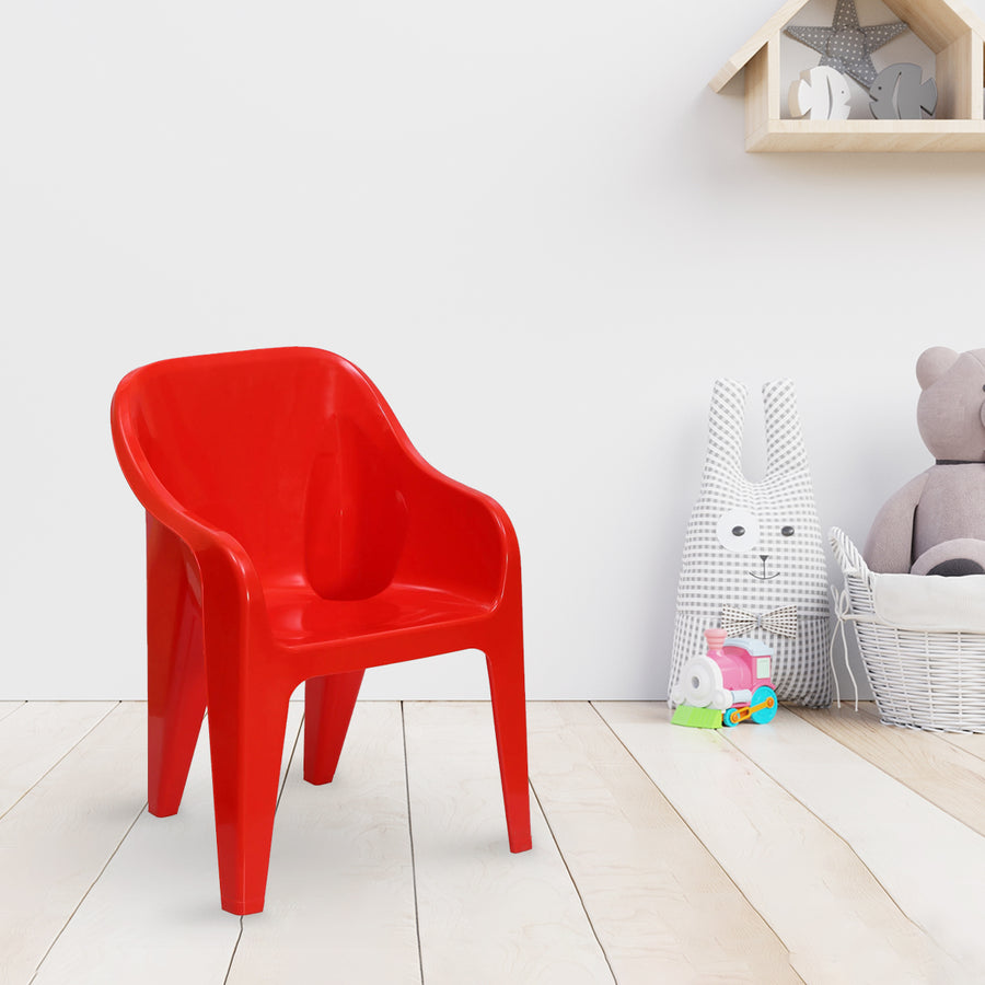 Nilkamal Eeezy Go Plastic Baby Arm Chair (Gem Red)