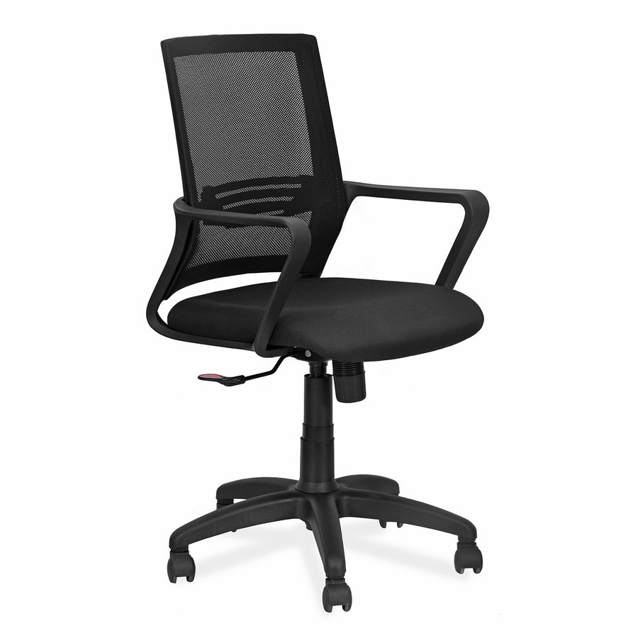 Nilkamal Ellen Mid Back Mesh Chair (Black)