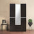Nilkamal Empire 3 Door Mirror Wardrobe (Dark Brown/Cream)