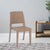Nilkamal Enamora Premium Plastic Armless Chair (Rattan Dark Beige)