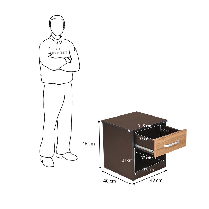 Bedside table cheap size in feet