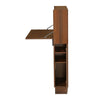 Nilkamal Envi Engineered Wood Wall Mount Study Table (Walnut)