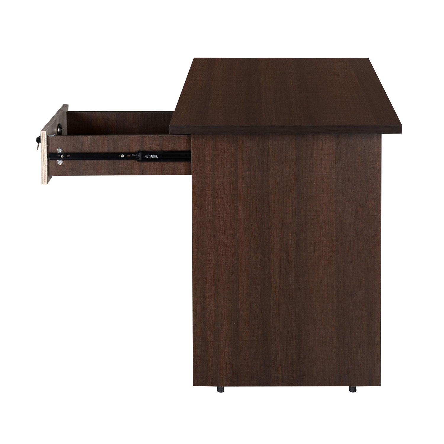 Nilkamal Enzo Office 4 ft Table (Brown & Cloud Ash)