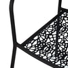 Nilkamal Erinda Metal Living Room Arm Chair (Black)