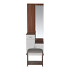 Nilkamal Erwin Dressing Table (Walnut / White)