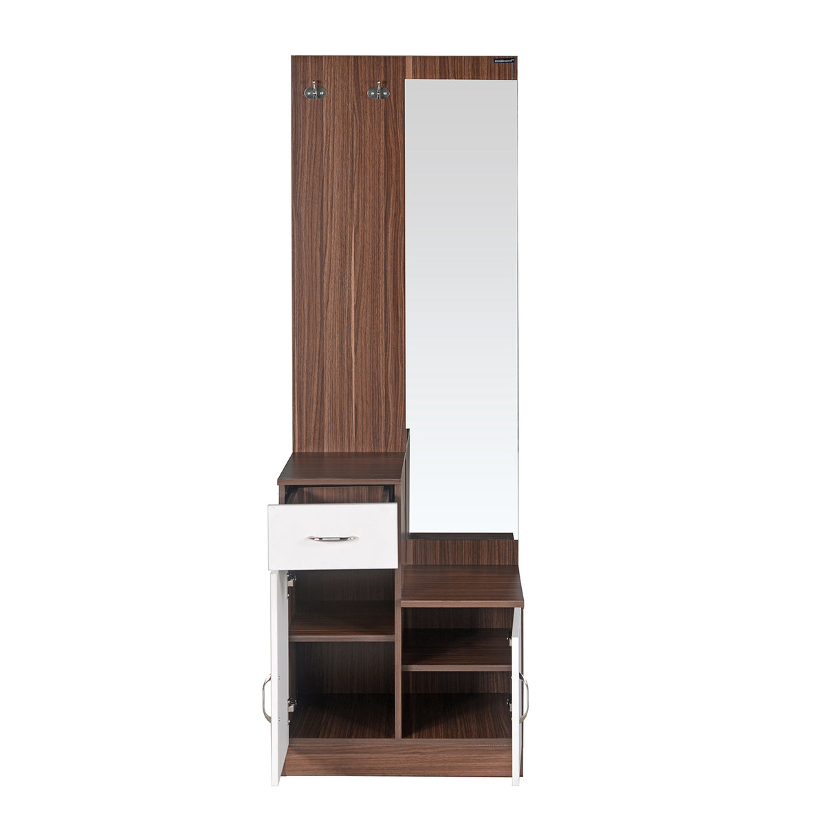 Buy Nilkamal Erwin Dressing Table (Walnut / White) Online In India